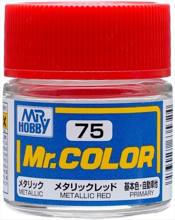 Mr Color - C75 Metallic Red 10ml - Click Image to Close