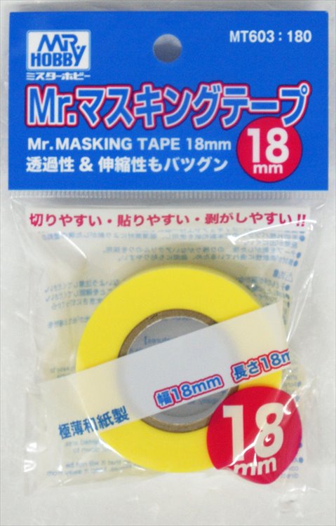 Mr Hobby - MT603 Mr. Masking Tape 18mm - Click Image to Close