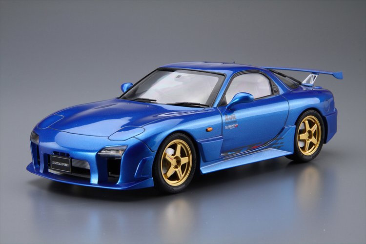 Tuned Car - 1/24 Mazda FD32 RX-7 A-Spec GT-C 99 Model Kit