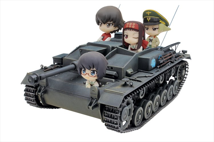 Girls and Panzer - 1/35 Sturmgeschutz III Ausf. F Team Kabasan with Prepainted Figures - Click Image to Close