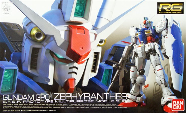 Gundam - 1/144 RG RX-78 GP01 Gundam Model Kit