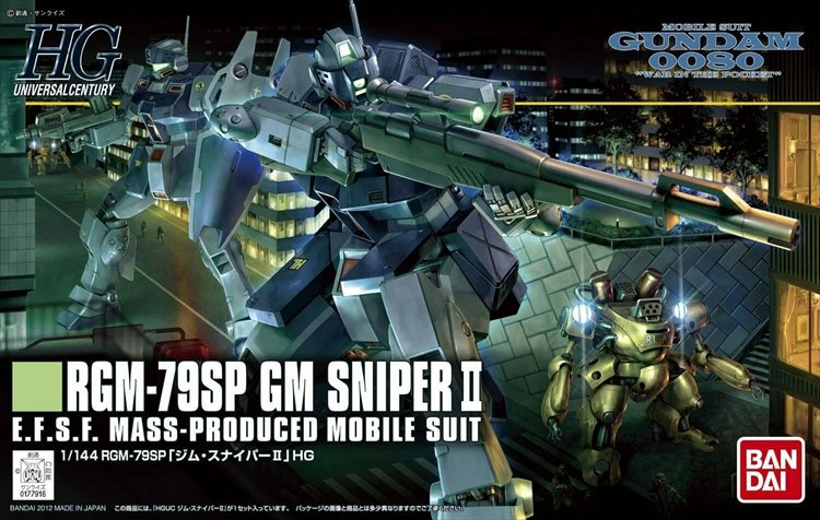 Gundam - 1/144 HGUC RGM-79SP GM Sniper II Model Kit - Click Image to Close
