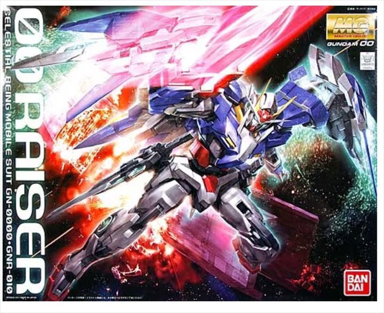 Gundam 00 - 1/100 MG Celestial Being Mobile Suit GN-0000+GNR-010 Raiser
