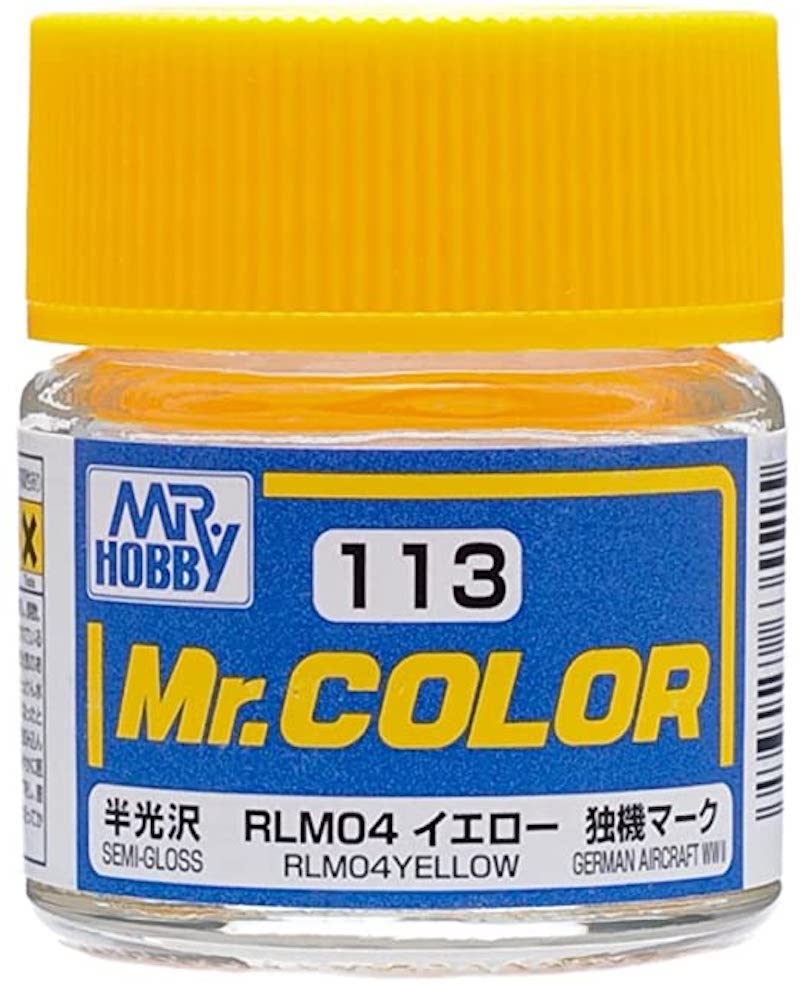 Mr Color - C113 Semi Gloss RLM04 Yellow 10ml - Click Image to Close