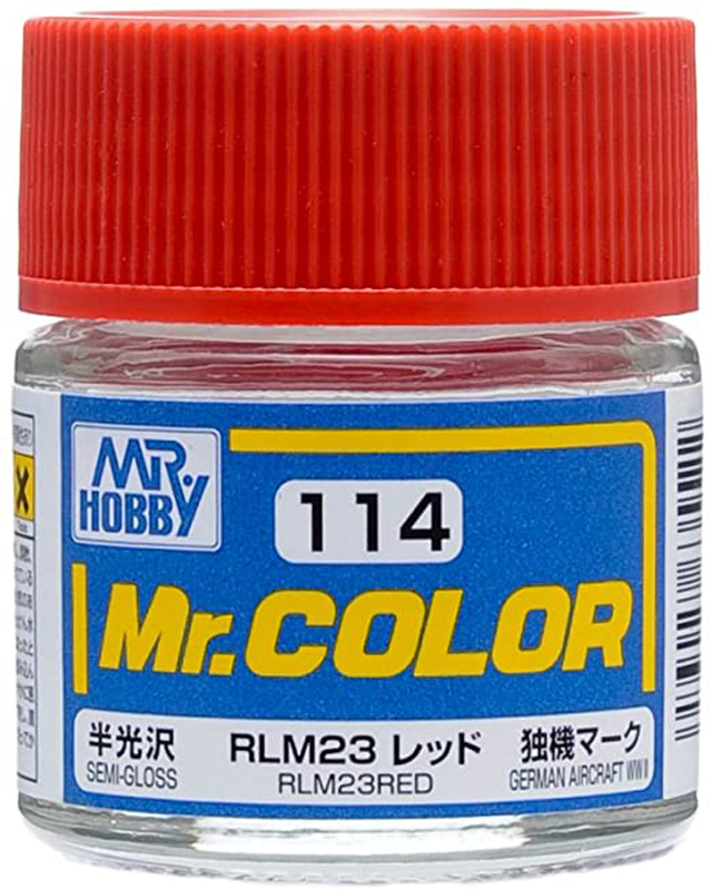 Mr Color - C114 Semi Gloss RLM23 Red 10ml - Click Image to Close