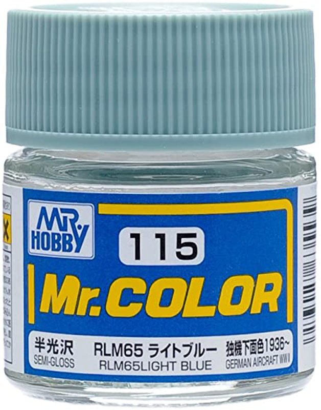 Mr Color - C115 Semi Gloss RLM65 Light Blue 10ml