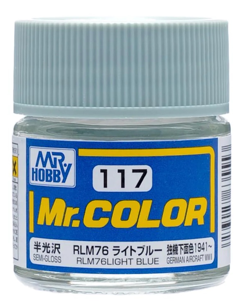 Mr Color - C117 Semi Gloss RLM76 Light Blue 10ml - Click Image to Close