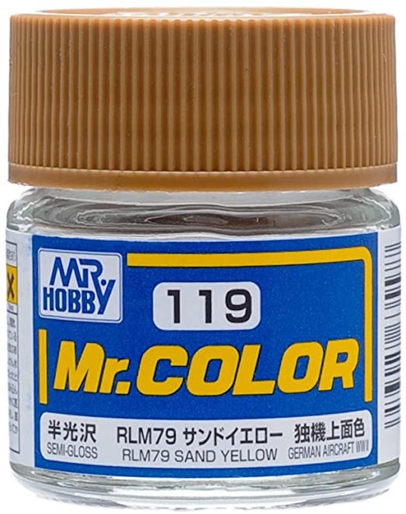 Mr Color - C119 Semi Gloss RLM76 Sand Yellow10ml - Click Image to Close