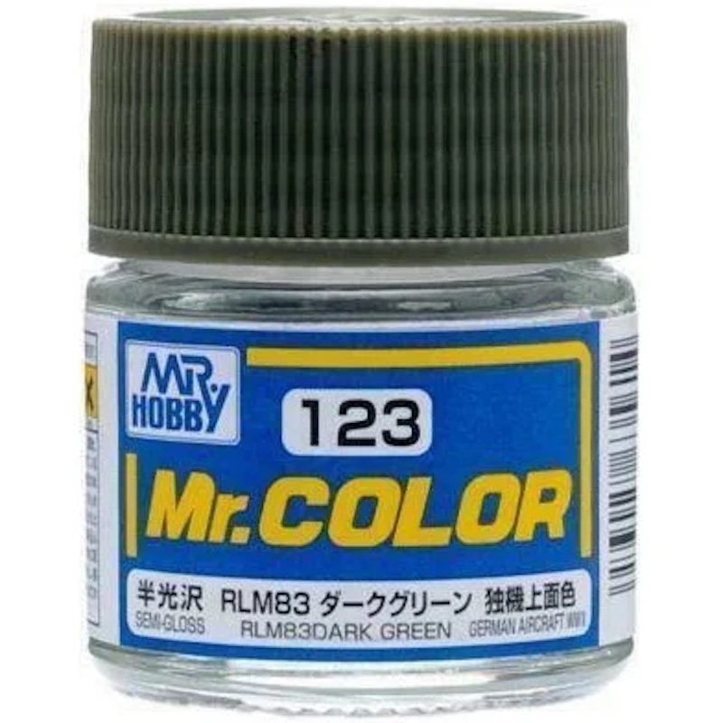 Mr Color - C123 Semi Gloss RLM83 Dark Green 10ml - Click Image to Close