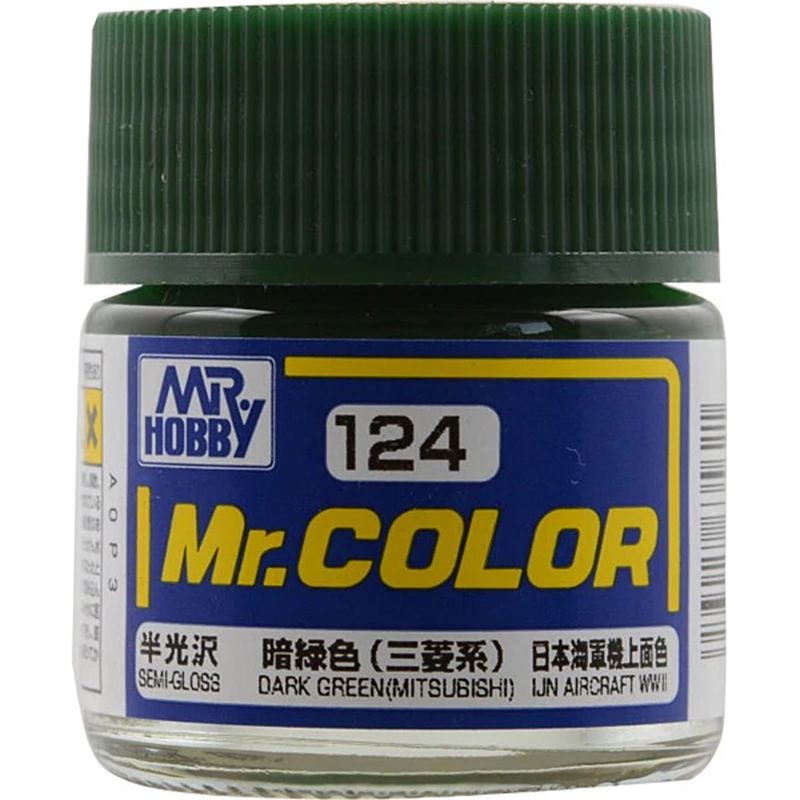 Mr Color - C124 Semi Gloss Dark Green - Mitsubishi 10ml - Click Image to Close