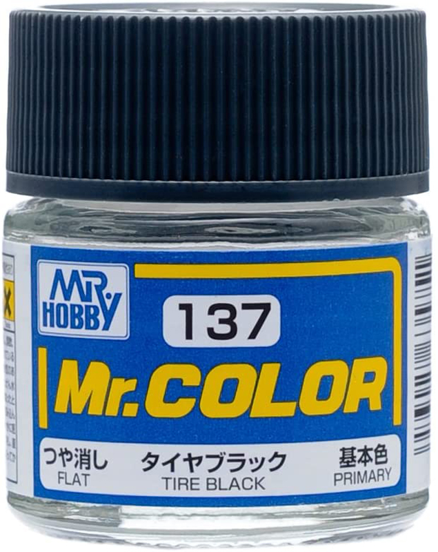 Mr Color - C137 Flat Tire Black 10ml - Click Image to Close