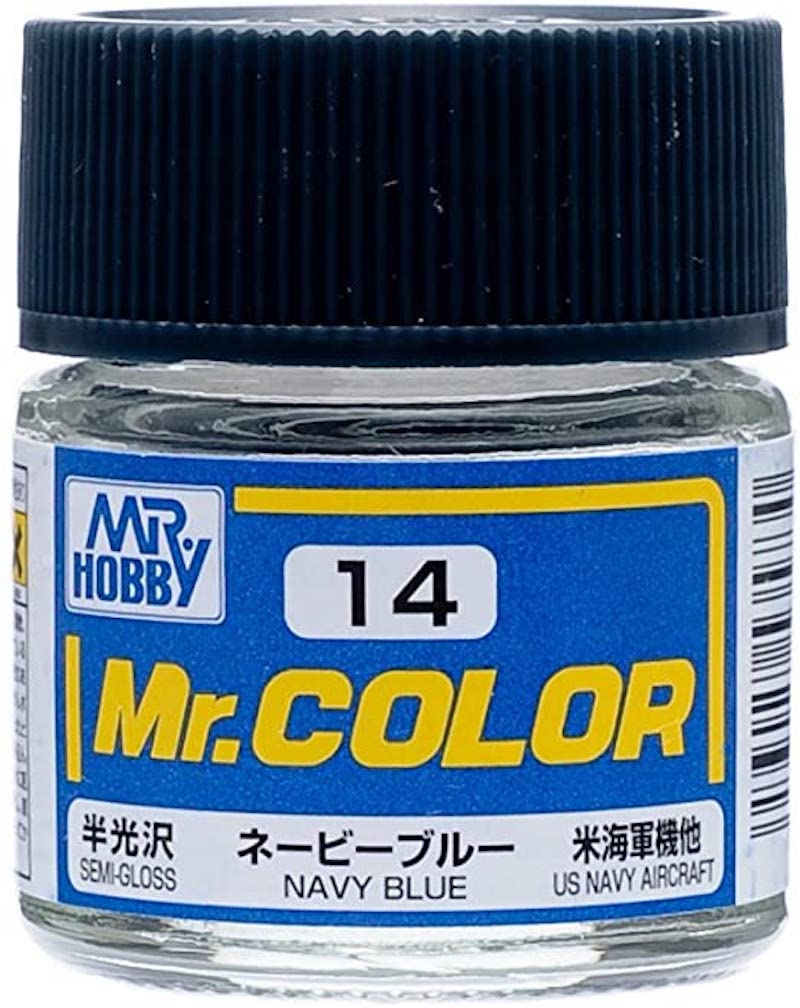 Mr Color - C14 Semi-Gloss Navy Blue 10ml - Click Image to Close
