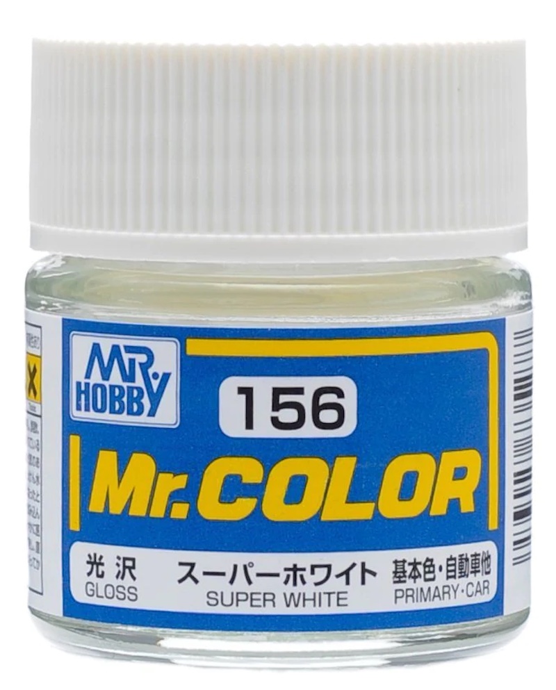 Mr Color - C156 Gloss Super White 10ml - Click Image to Close