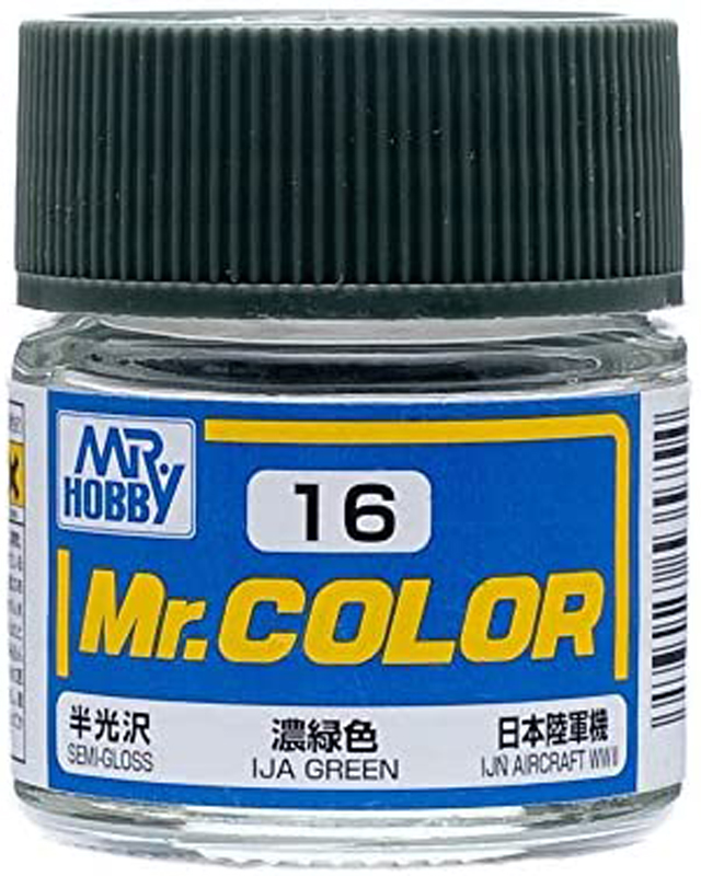 Mr Color - C16 Semi-Gloss IJA Green 10ml - Click Image to Close