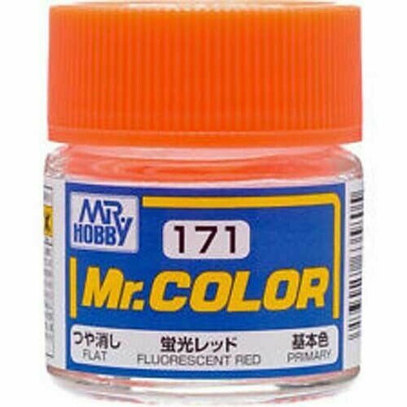 Mr Color - C171 Semi Gloss Fluorescent Red 10ml - Click Image to Close