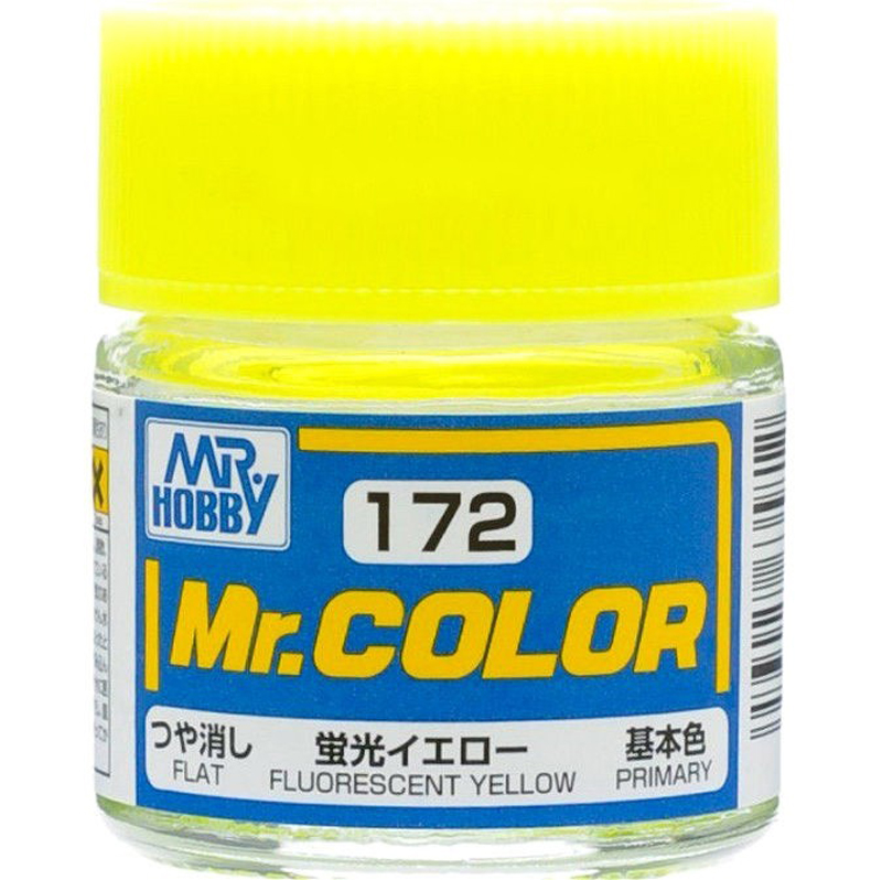 Mr Color - C172 Semi Gloss Fluorescent Yellow 10ml - Click Image to Close