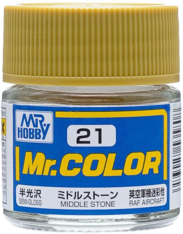 Mr Color - C21 Semi-Gloss Middle Stone 10ml - Click Image to Close