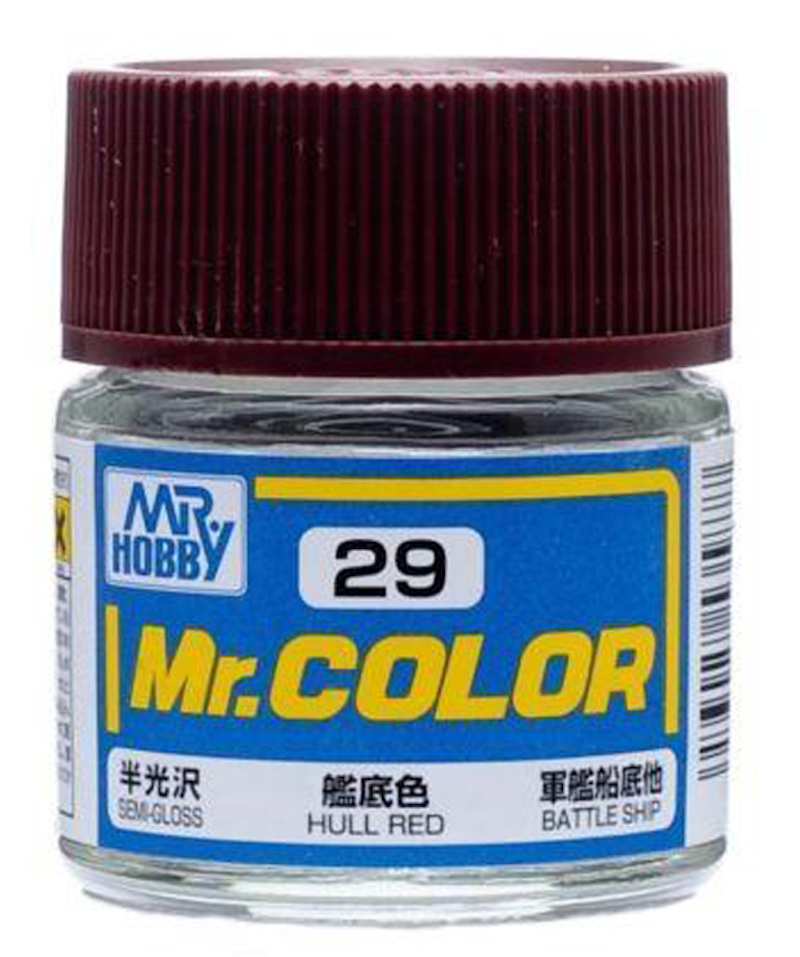 Mr Color - C29 Semi-Gloss Hull Red 10ml - Click Image to Close