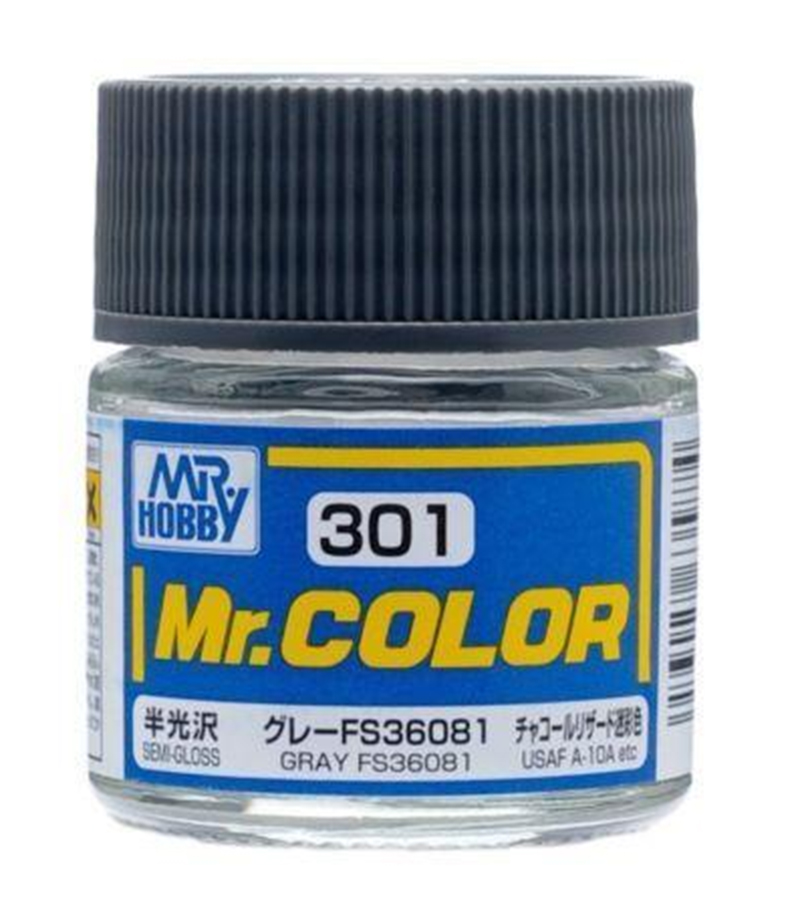 Mr Color - C301 Semi Gloss Gray FS36081 10ml - Click Image to Close