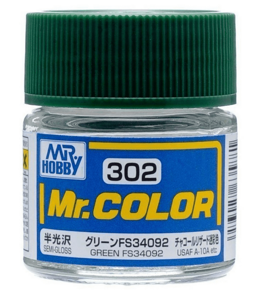 Mr Color - C302 Semi Gloss Green FS34092 10ml - Click Image to Close