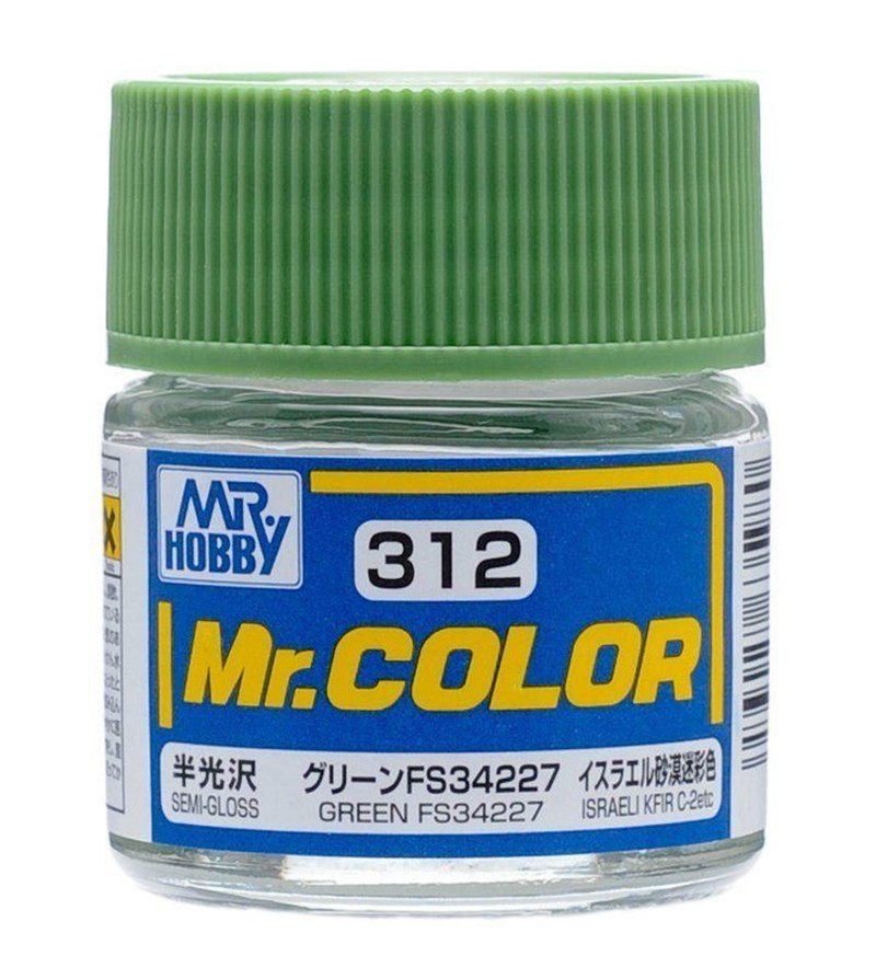 Mr Color - C312 Semi Gloss Green FS34227 10ml - Click Image to Close