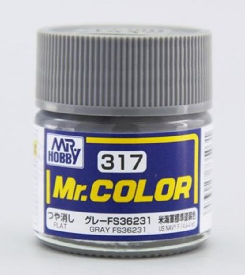 Mr Color - C317 Flat Gray FS36231 10ml - Click Image to Close