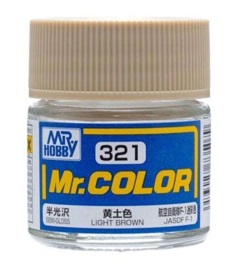 Mr Color - C321 Semi Gloss Light Brown 10ml - Click Image to Close