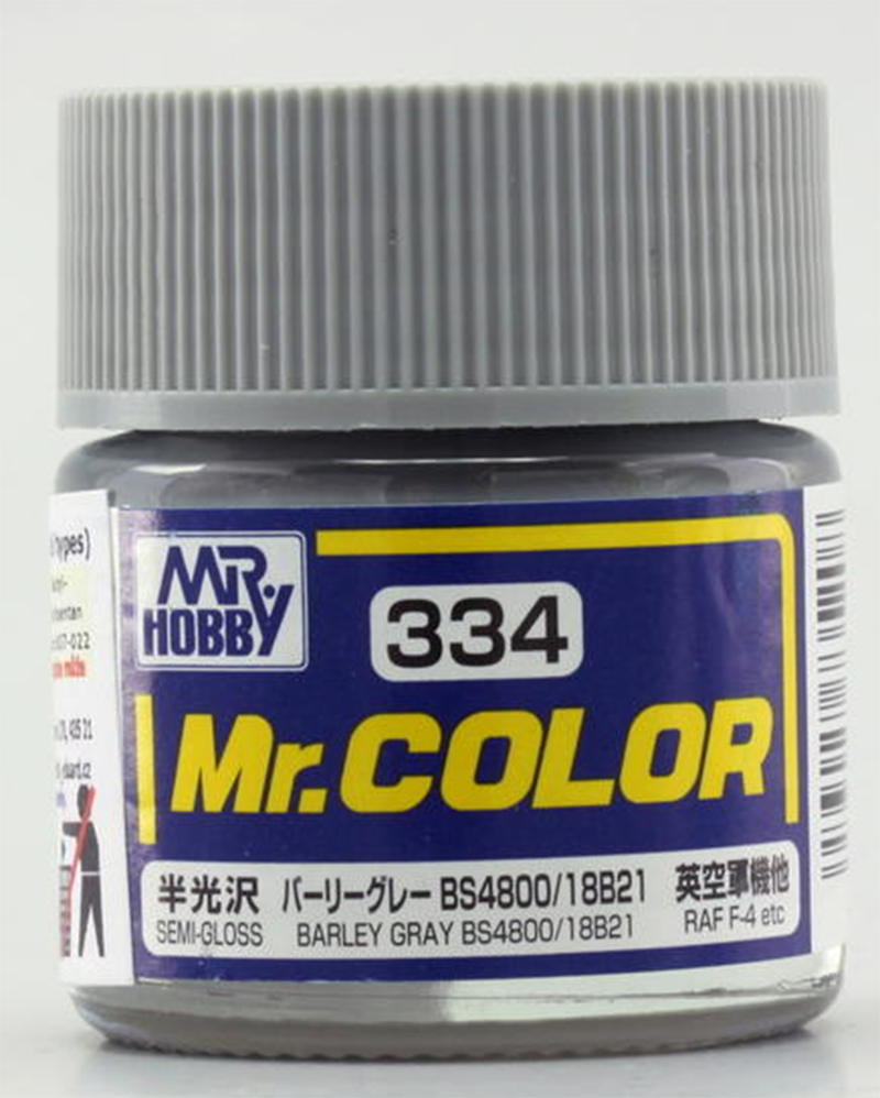Mr Color - C334 Semi Gloss Barley Gray BS4800 18B21 10ml - Click Image to Close