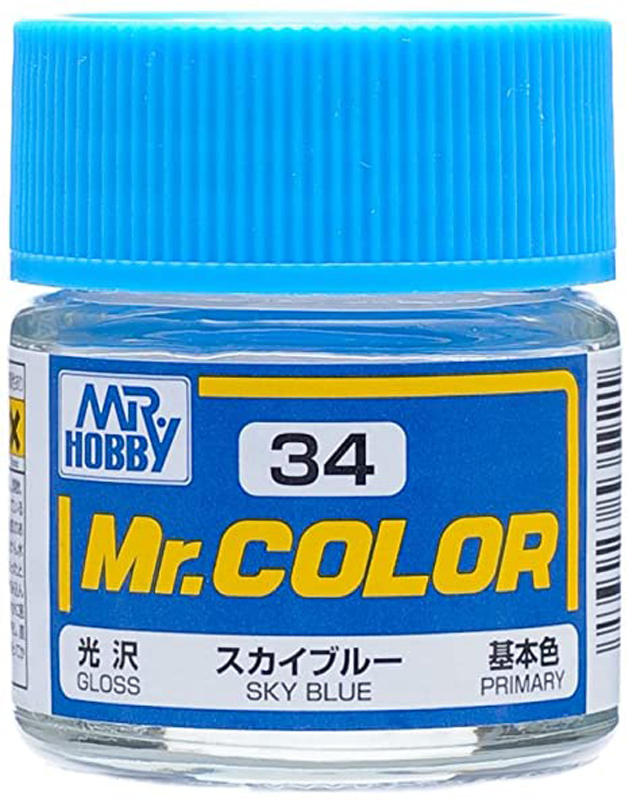 Mr Color - C34 Gloss Sky Blue 10ml - Click Image to Close