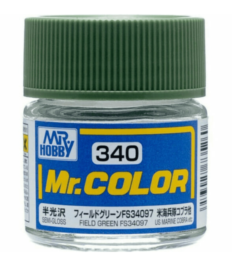 Mr Color - C340 Semi Gloss Field Green FS34097 10ml - Click Image to Close