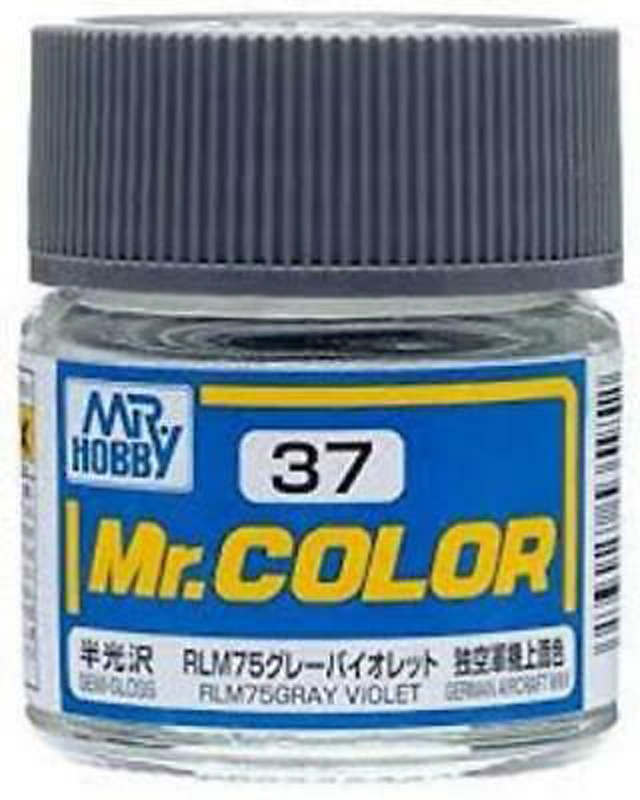 Mr Color - C37 Semi-Gloss RLM75 Gray Violet 10ml - Click Image to Close