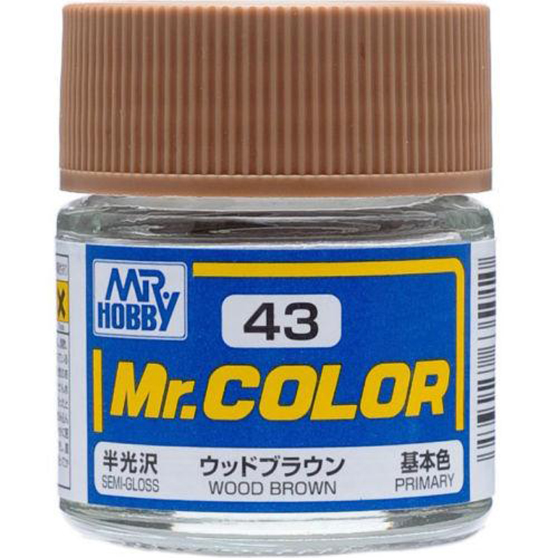 Mr Color - C43 Semi-Gloss Wood Brown 10ml - Click Image to Close