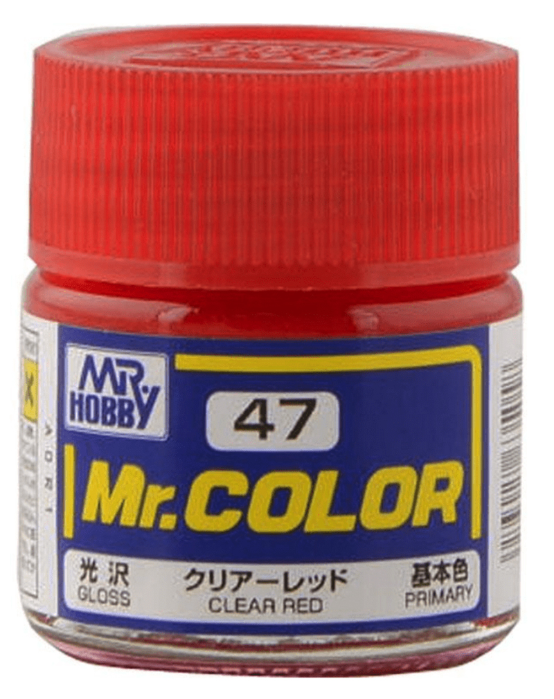Mr Color - C47 Gloss Clear Red 10ml - Click Image to Close