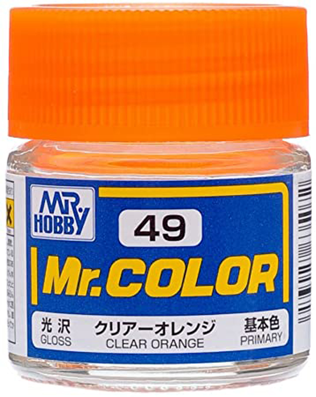 Mr Color - C49 Gloss Clear Orange 10ml - Click Image to Close