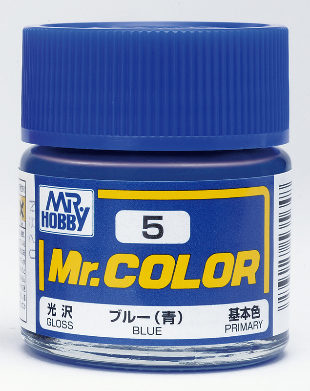 Mr Color - C5 Gloss Blue 10ml Bottle - Click Image to Close