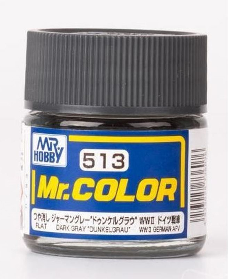 Mr Color - C513 Dark Gray Dunkel Grau 10ml Bottle - Click Image to Close