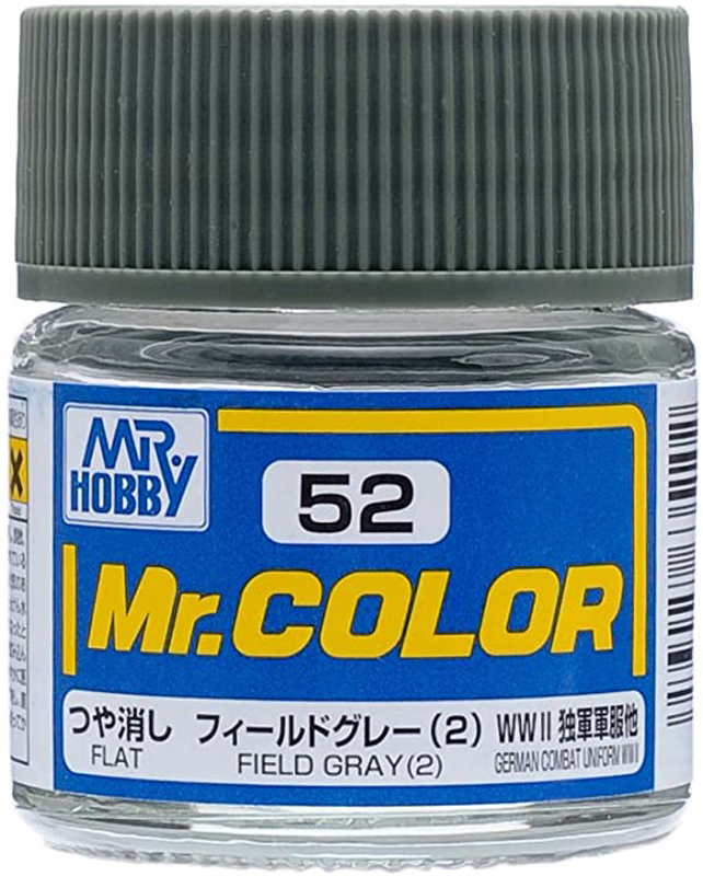 Mr Color - C52 Flat Field Gray (2) 10ml - Click Image to Close
