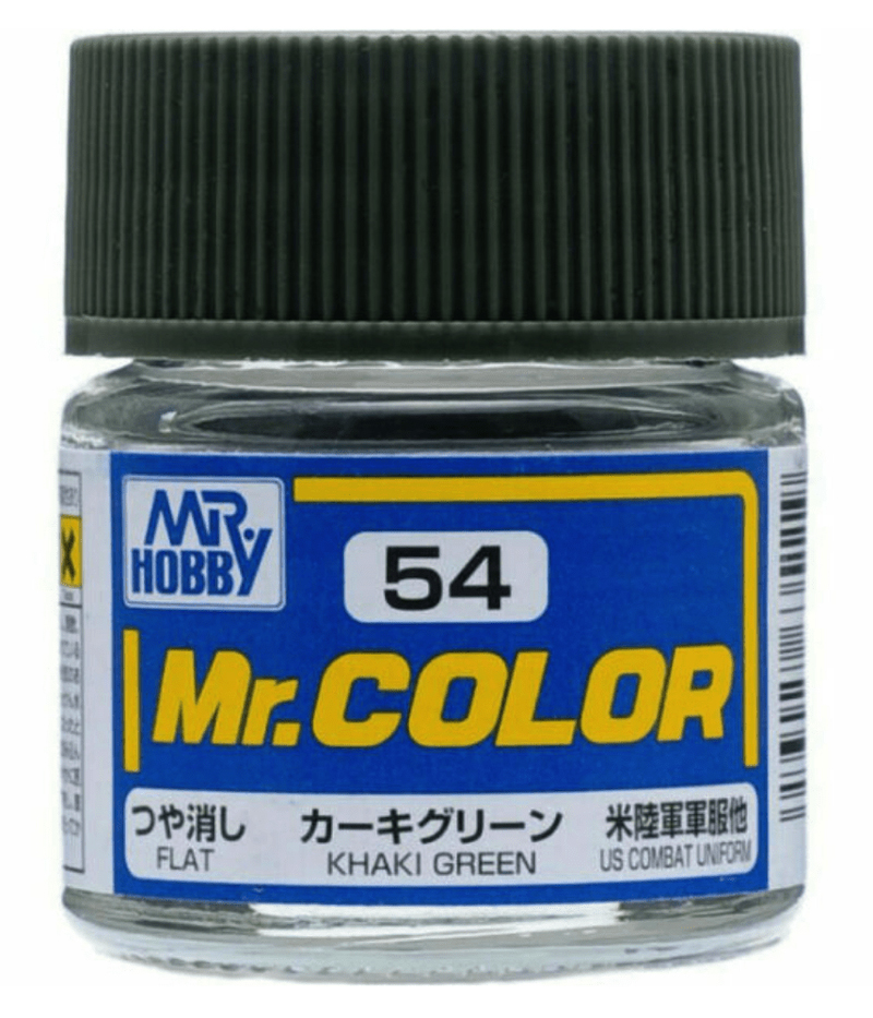 Mr Color - C54 Flat Khaki Green 10ml - Click Image to Close