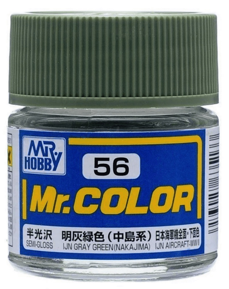 Mr Color - C56 Semi Gloss IJN Gray Green - Nakajima 10ml