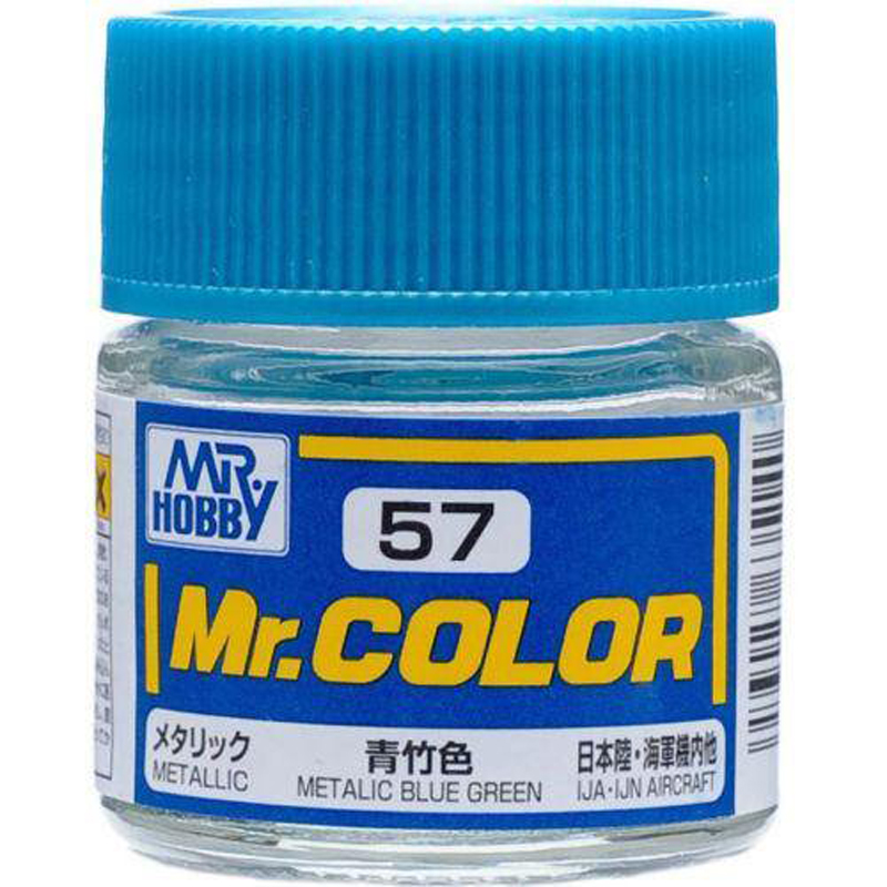 Mr Color - C57 Metallic Blue Green 10ml - Click Image to Close