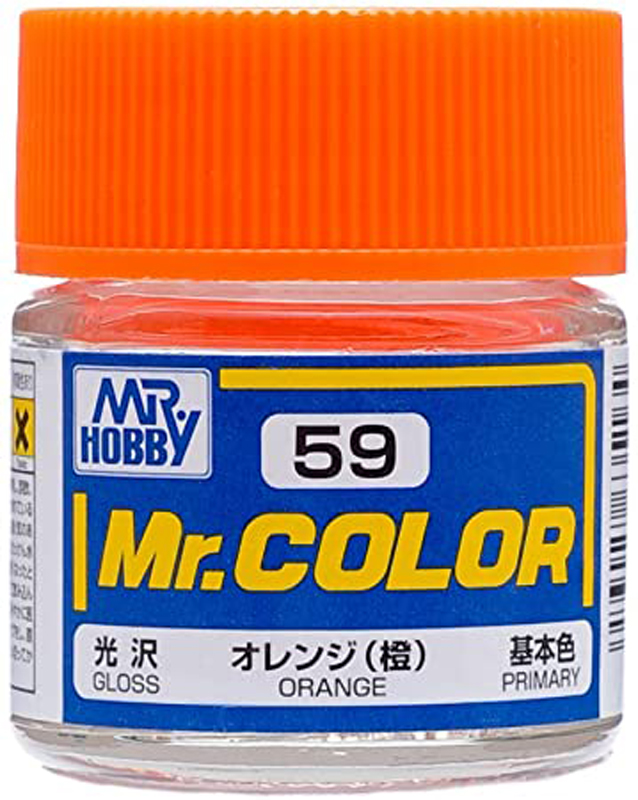 Mr Color - C59 Gloss Orange 10ml - Click Image to Close
