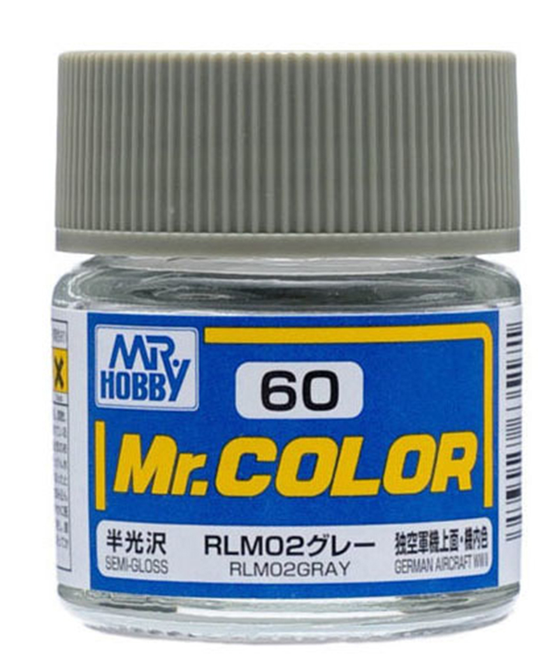 Mr Color - C60 Semi Gloss RLM02 Gray 10ml - Click Image to Close