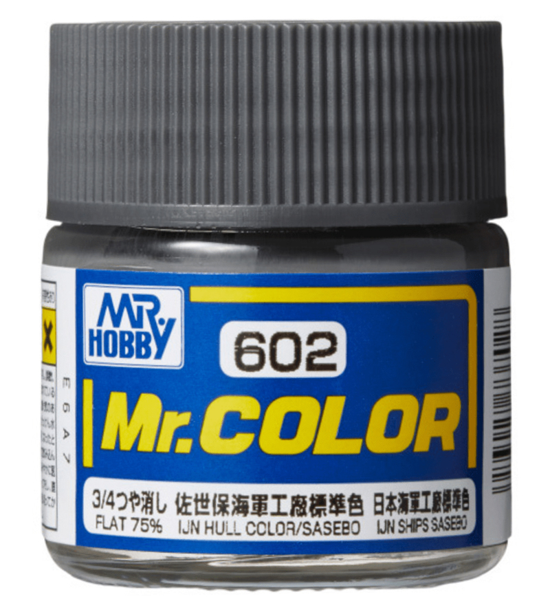 Mr Color - C602 75% Flat IJN Hull Gray Color Sasebo 10ml