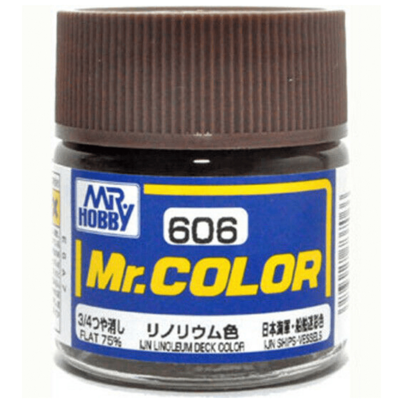 Mr Color - C606 75% Flat IJN Linoleum Deck Color 10ml - Click Image to Close
