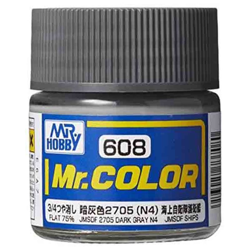 Mr Color - C608 75% JMSDF 2705 Dark Gray (N4) 10ml - Click Image to Close