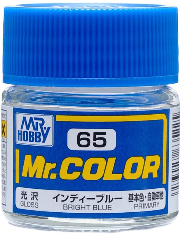 Mr Color - C65 Gloss Bright Blue 10ml - Click Image to Close