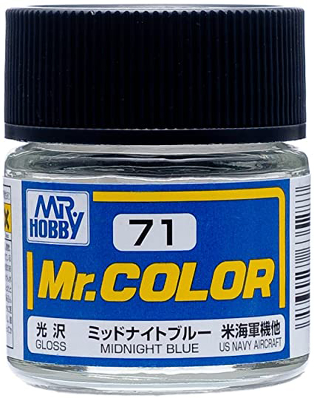 Mr Color - C71 Gloss Midnight Blue 10ml - Click Image to Close