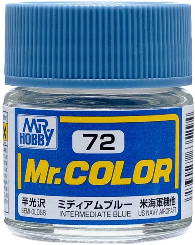 Mr Color - C72 Semi Gloss Intermediate Blue 10ml - Click Image to Close