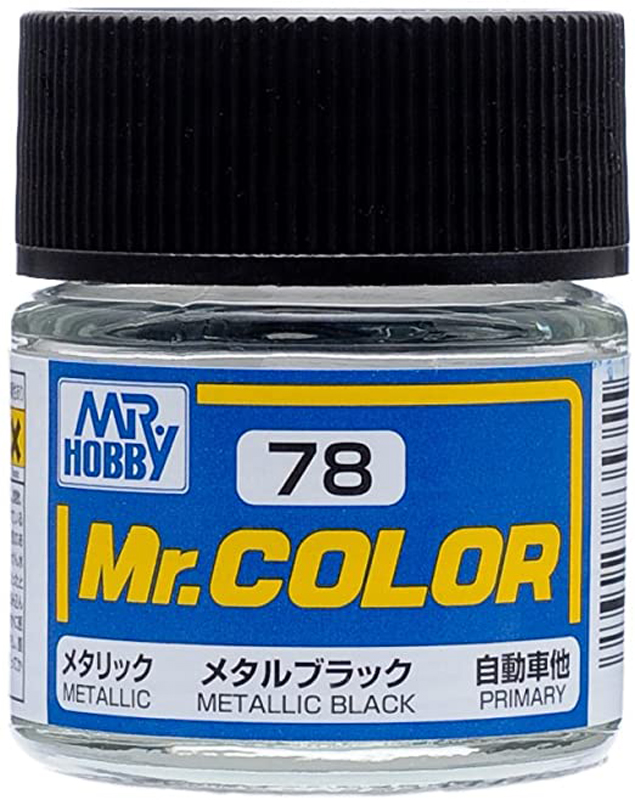 Mr Color - C78 Metallic Black 10ml - Click Image to Close