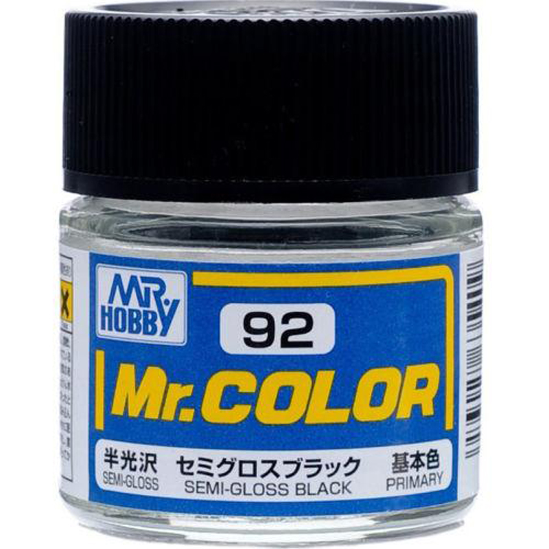 Mr Color - C92 Semi Gloss Black 10ml - Click Image to Close
